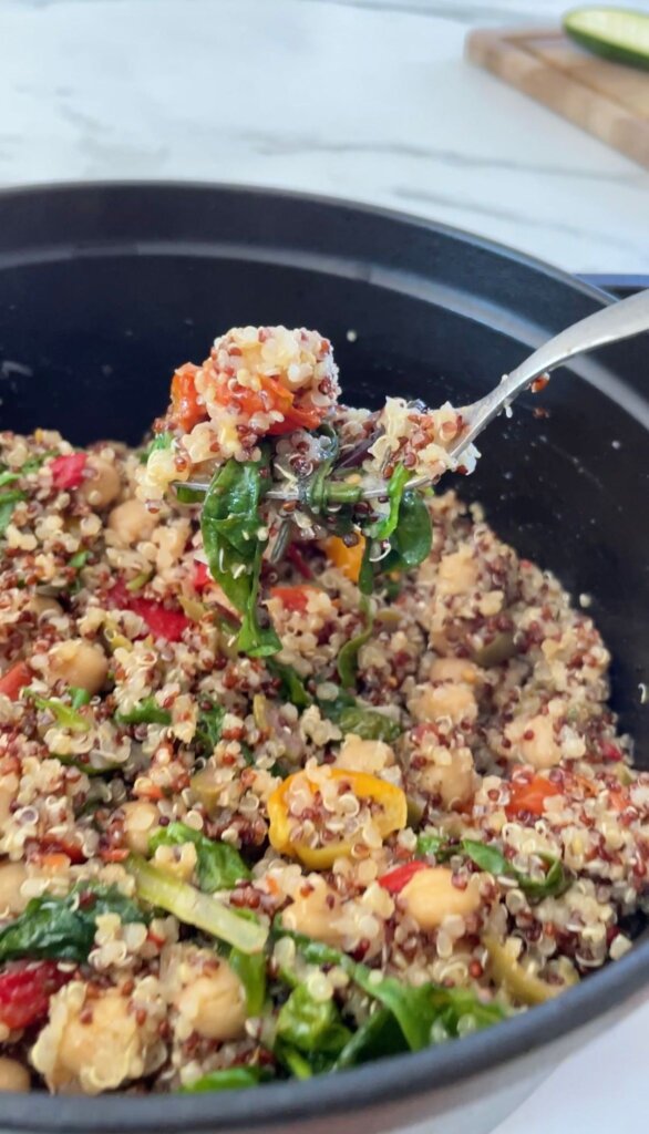 One Pot Mediterranean Quinoa Recipe Pamela Salzman