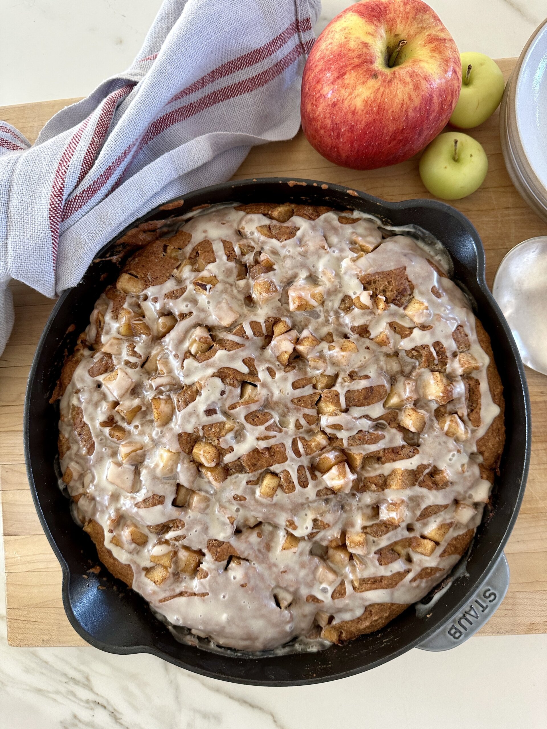 Apple Fritter Skillet Cake Recipe Pamela Salzman