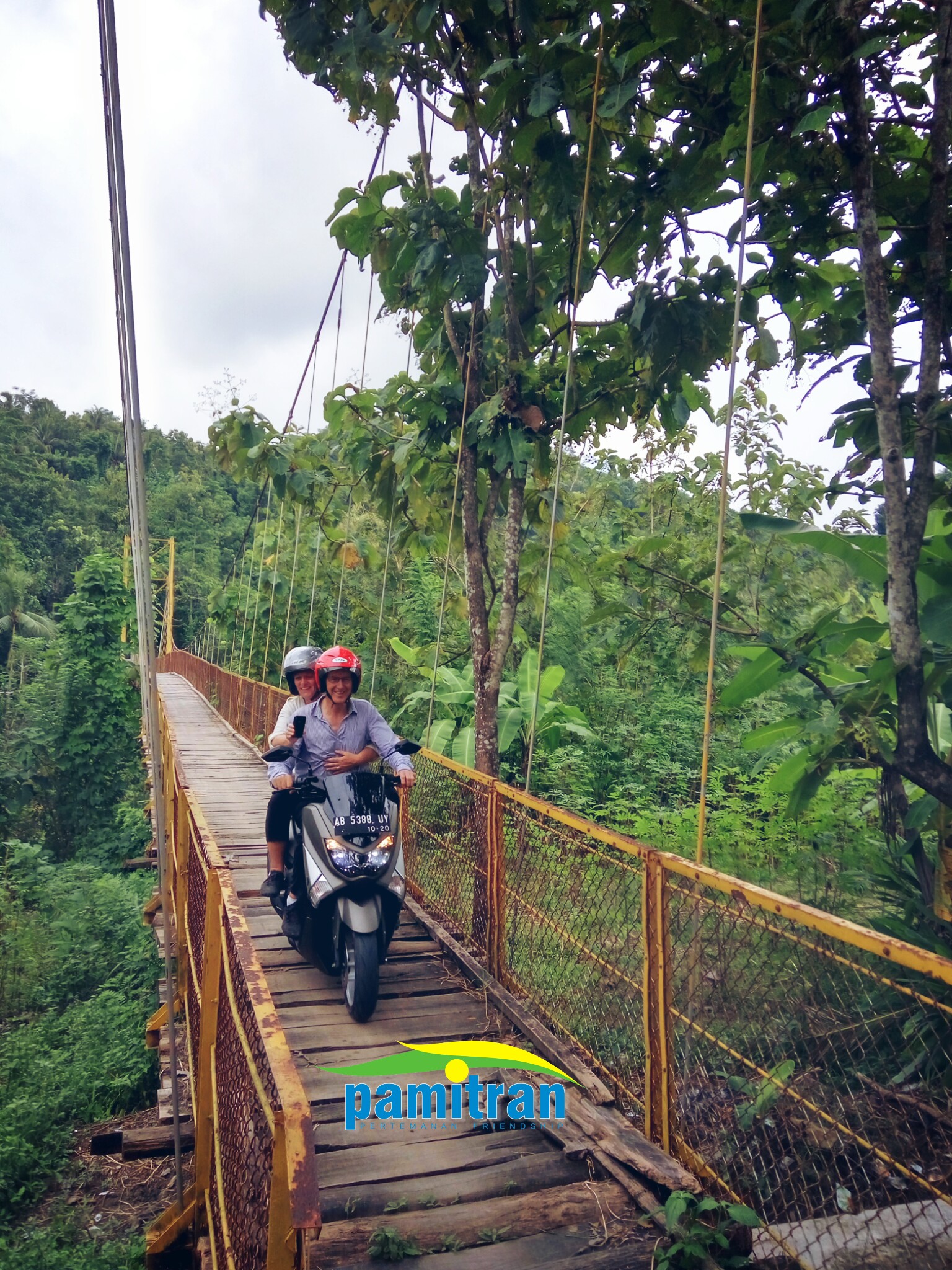 Historical Jogja Trail Panorama Pamitran Motorbike 