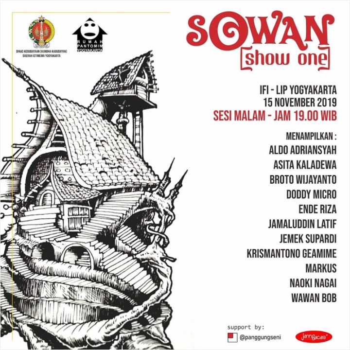 Pada sesi panggung anak indonesia merdeka, penonton menikmati pembacaan puisi, pantomim oleh anak berkebutuhan khusus, penampilan musisi . Rumah Pantomim Yogyakarta Gelar Sowan Show One Di Ifi Lip Pamityang2an