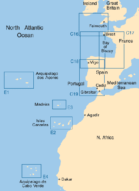 Map Of Atlantic Ocean Islands The Atlantic Islands