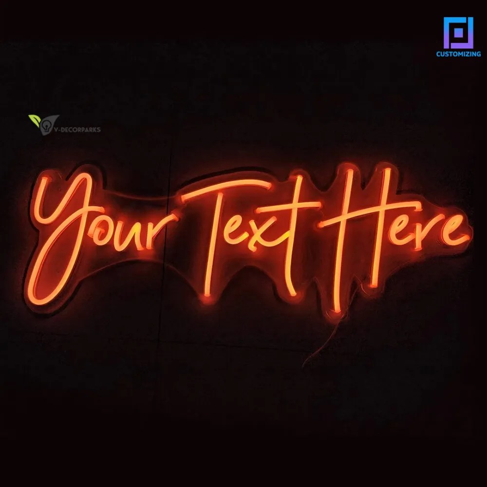 Custom Neon Sign, Aesthetic Custom Neon Signs, Wedding Neon Sign, Happy