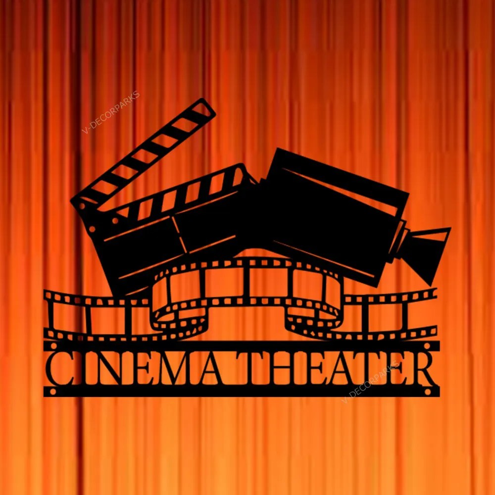 Custom Film Strip And Projecter Theatre Room Art, Movie Decor, Gift For