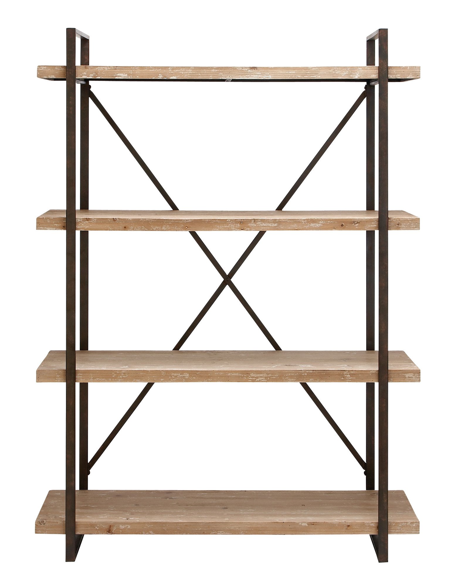 Metal And Wood Shelf Pampa Furniture