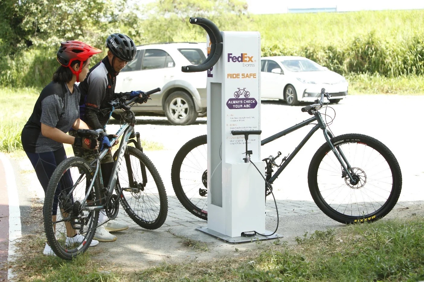 FedEx installs bicycle repair stations in Clark Pampanga News Now