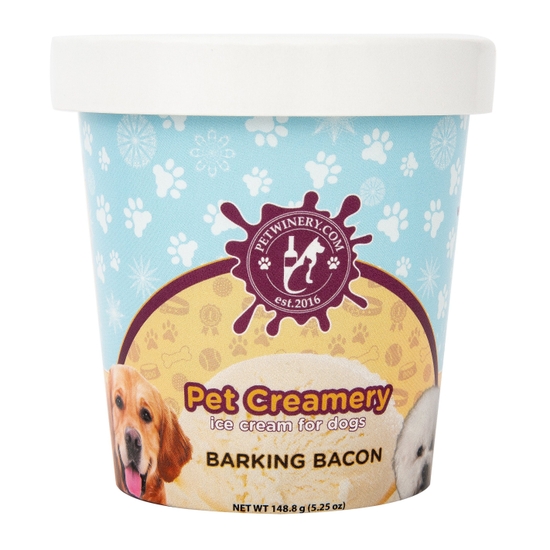Dog Lactose FREE Ice Cream and add a Fun Toy Barking Bacon » Pampered