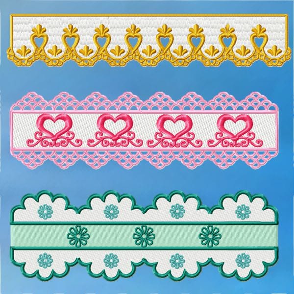 Lace Edges Machine Embroidery Pam's Embroidery Designs