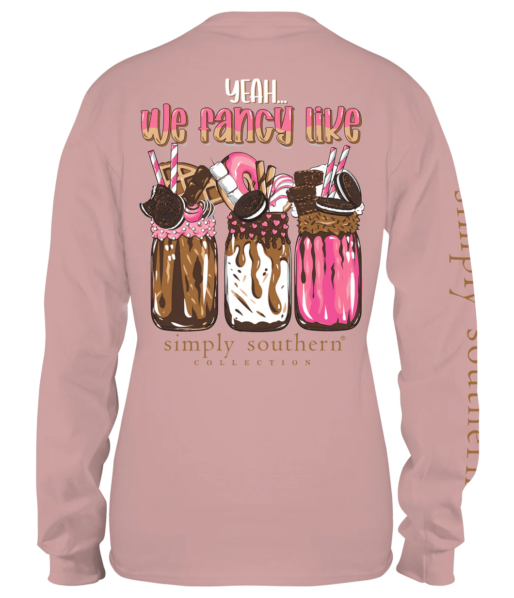 Simply Southern YEAH...WE FANCY LIKE Long Sleeve TShirt Pam's Hallmark