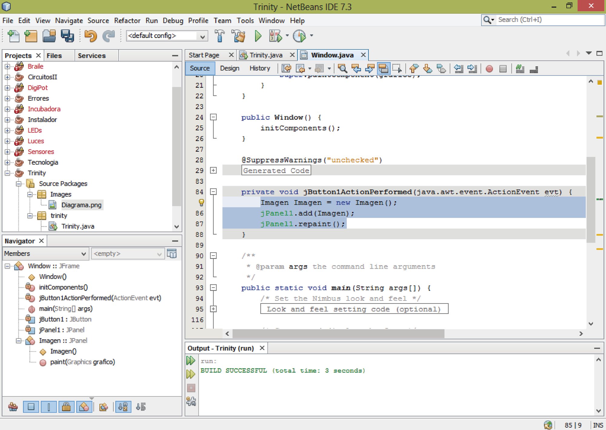 Insert an image inside a jPanel in Java Panama Hitek