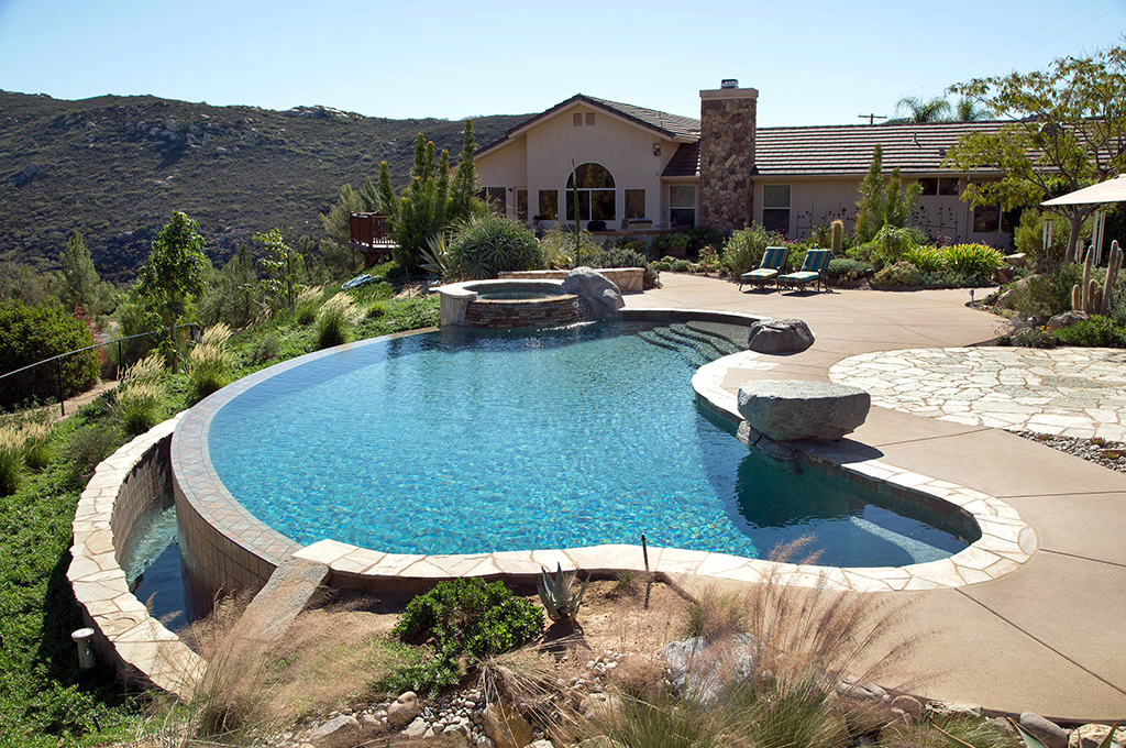 Mission Pools Infinity Edge Pool Panama Pools & Spas