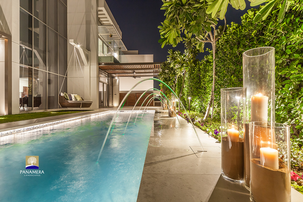 Villa Garden Lighting Dubai One of the best landscaping companies in
