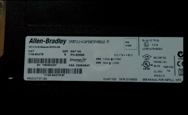 1756-en2t Allen-Bradley ControlLogix Communication Modules
