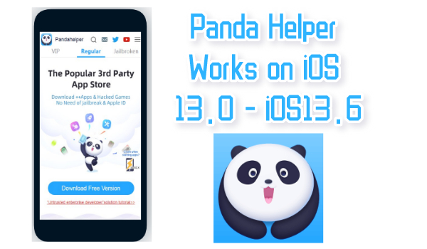 Panda Helper Works on iOS 13.0 iOS13.6