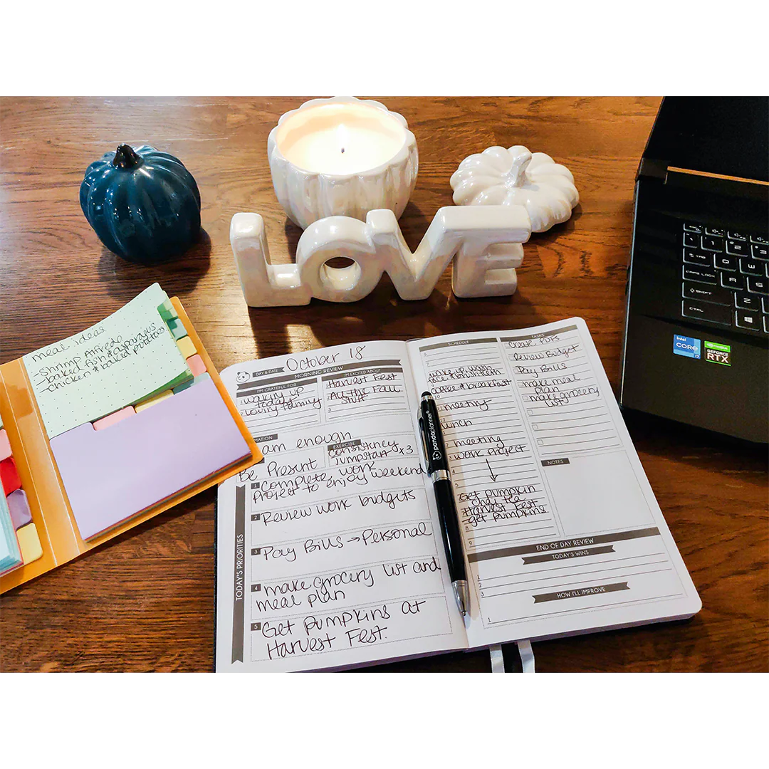 12Month Weekly Planner For Weekly Meeting & Sticky Notes Bundle