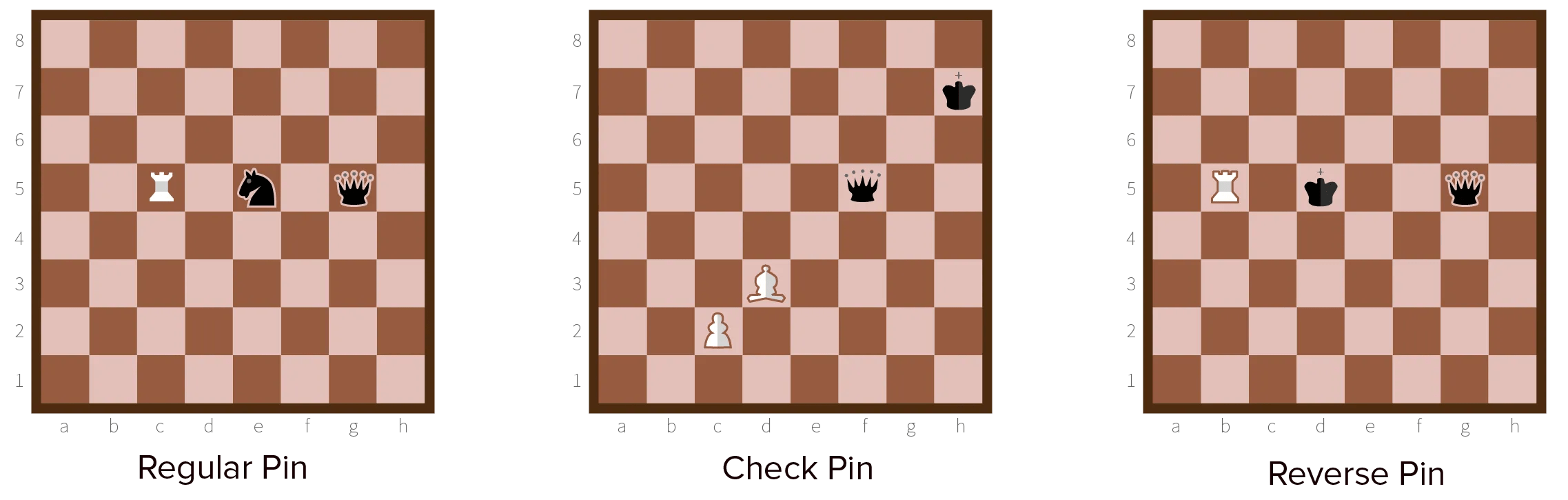 Pin & Reverse Pin Chess General knowledge Pandaqi Tutorials