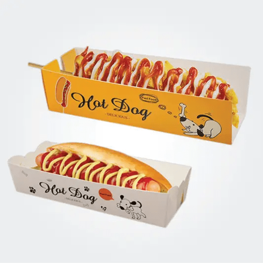 Custom Hot Dog Boxes Frozen Hot Dog Boxes