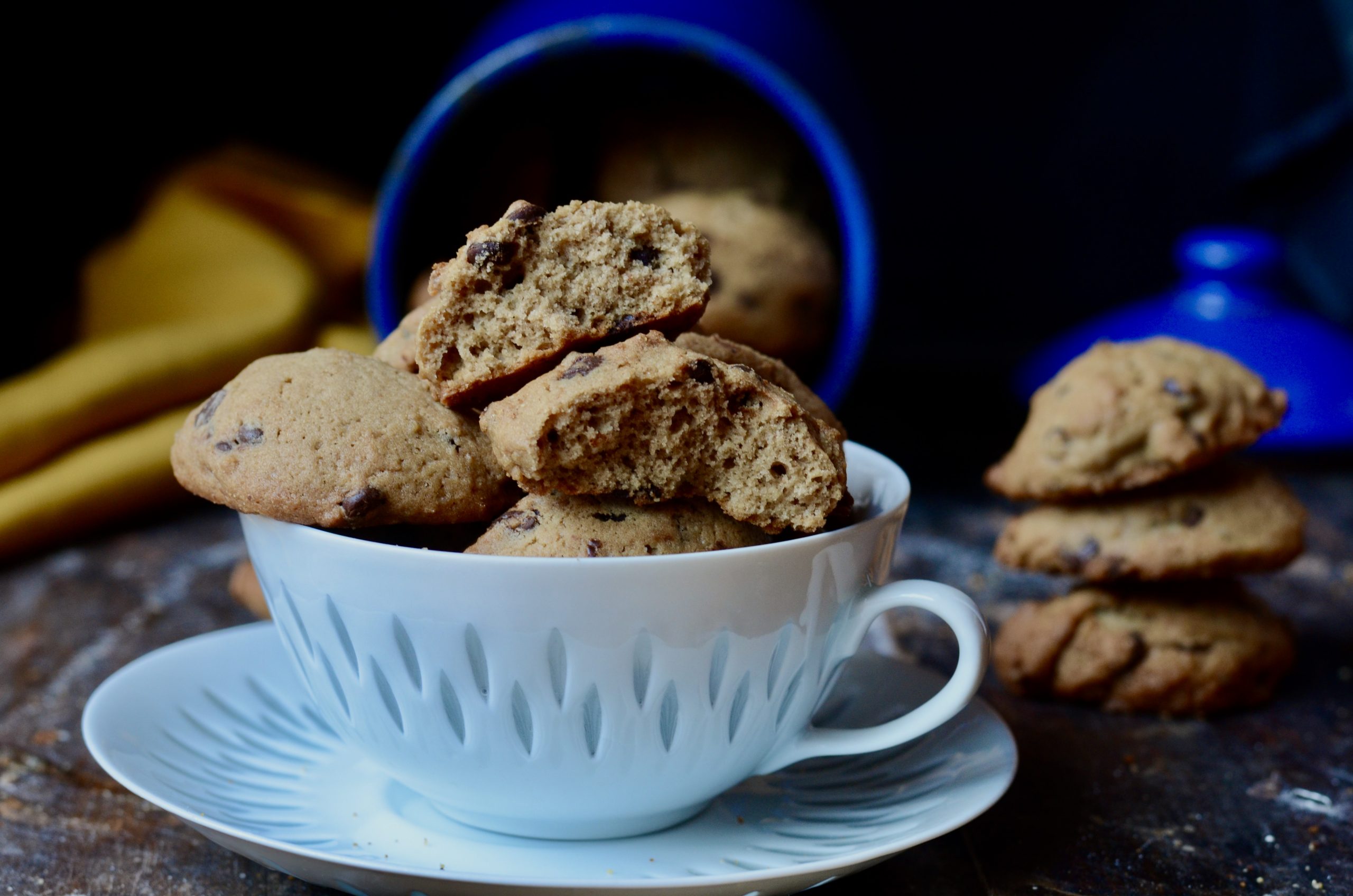 Cookies con harina de algarroba. Pandebroa