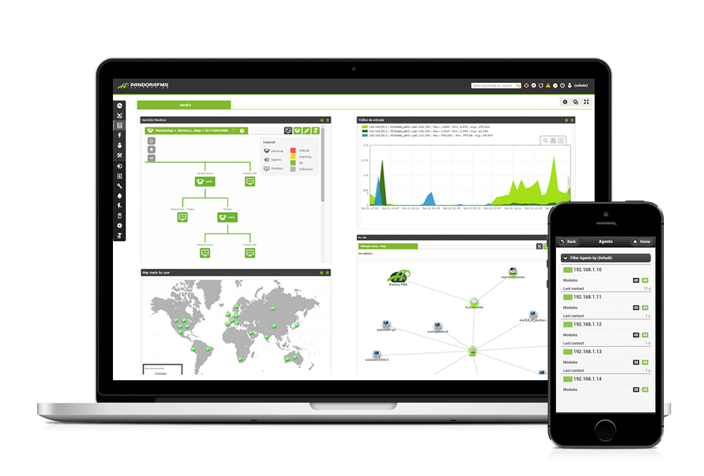 Network monitoring with Pandora FMS Pandora FMS Enterprise