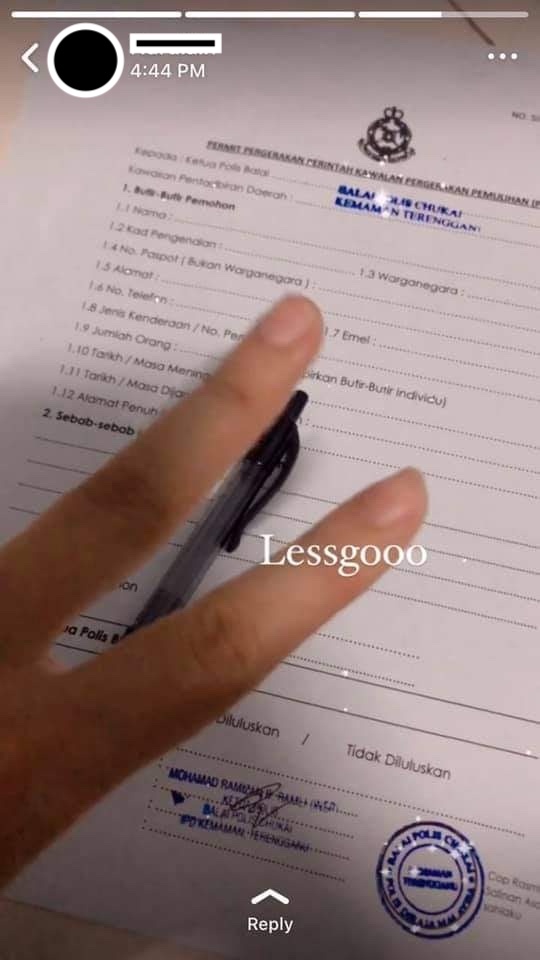 Polis Cakap Disalah Guna! Borang Rentas Negeri Kosong Siap