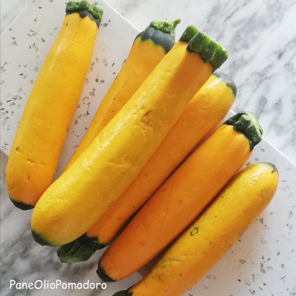 Ricette facili con le zucchine gialle PaneOlioPomodoro