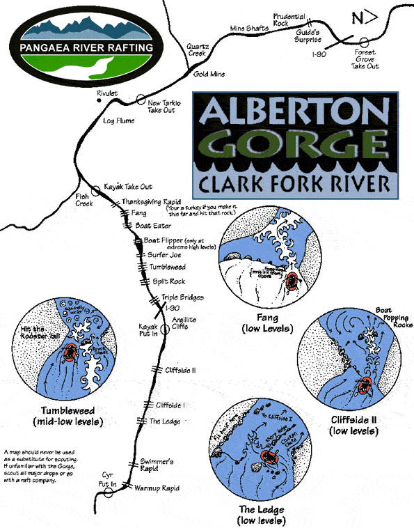 Clark Fork River Map Alexia Lorraine