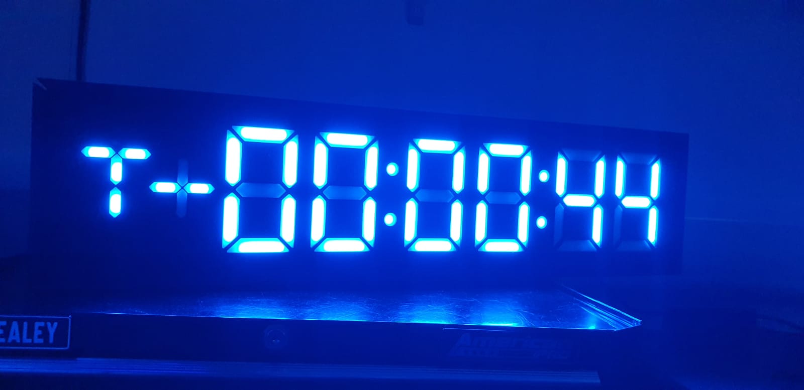 Rocket Launch Countdown Clock Pan Galactic Tech