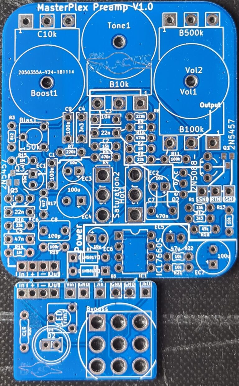 MasterPlex Preamp Every Echoplex Preamp PCB Pan Galactic Tech
