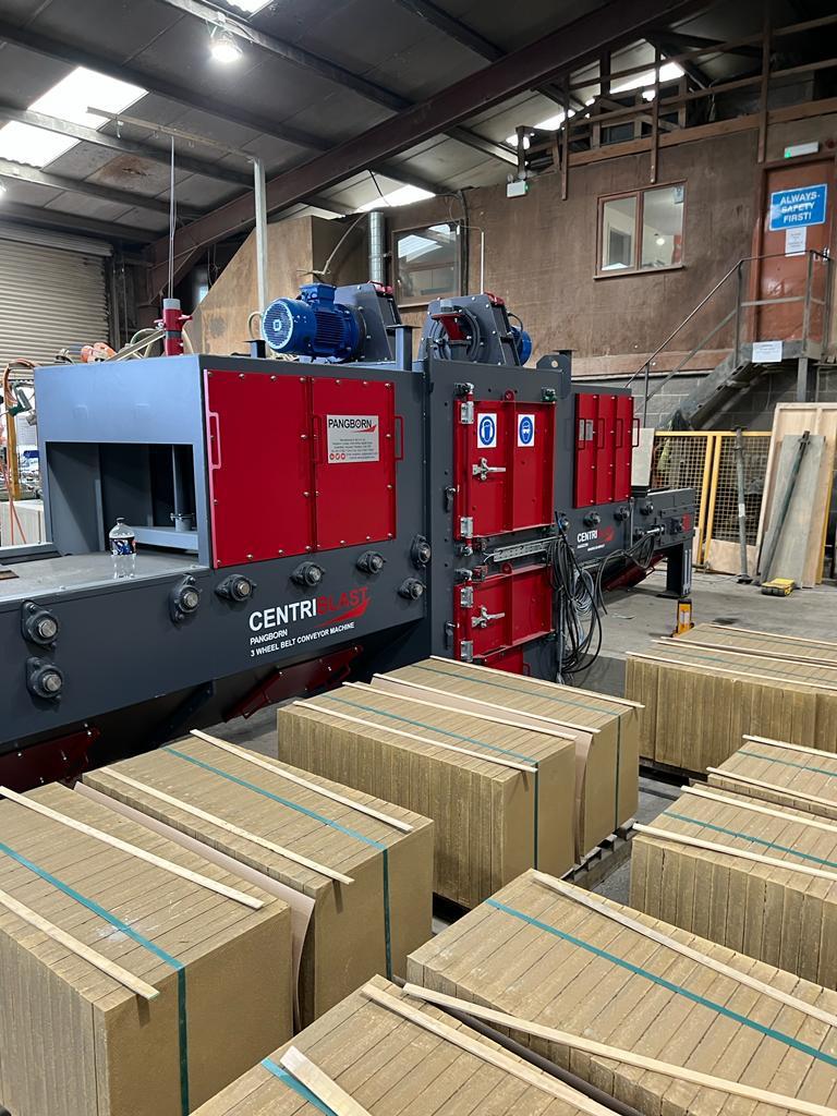 Case Study Concrete Slab Etch Blast Machine Installation