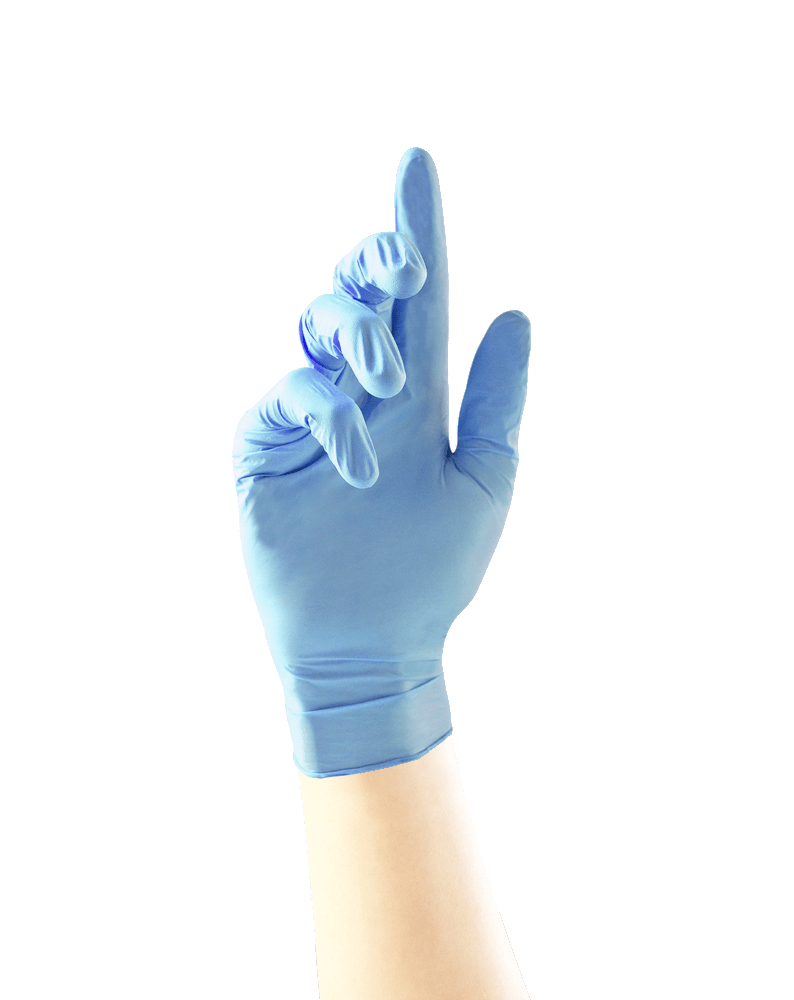 BLUE NITRILE GLOVES MEDICAL GRADE (MEDIUM) 166913 Pang