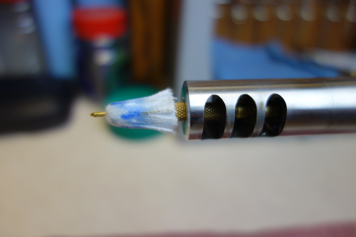 Copper fouling during barrel breakin Panhandle Precision