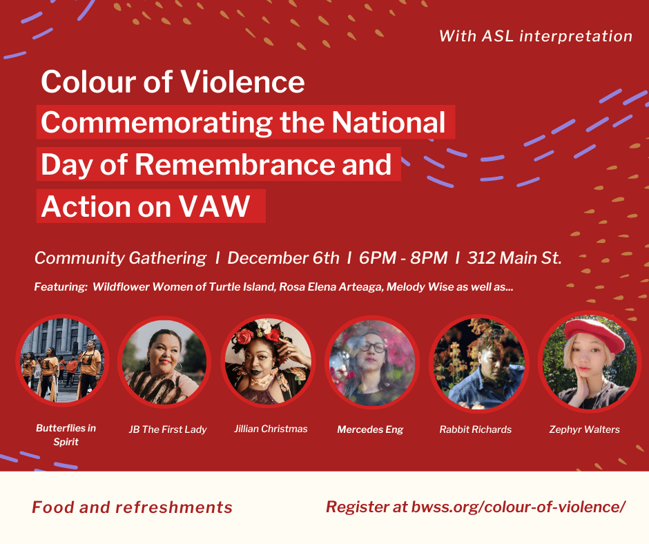 Join BWSS on the National Day of Remembrance and Action on Violence