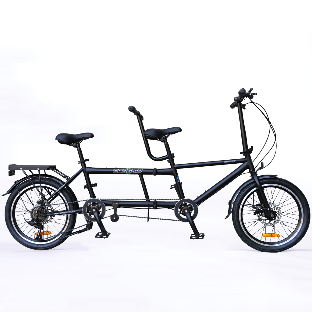 Folding Tandem Bike by Ecosmo Free Next Day Uk Delivery Panlova