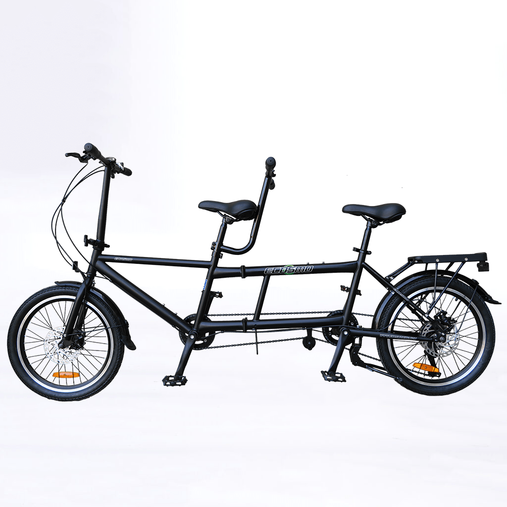 Folding Tandem Bike by Ecosmo Free Next Day Uk Delivery Panlova