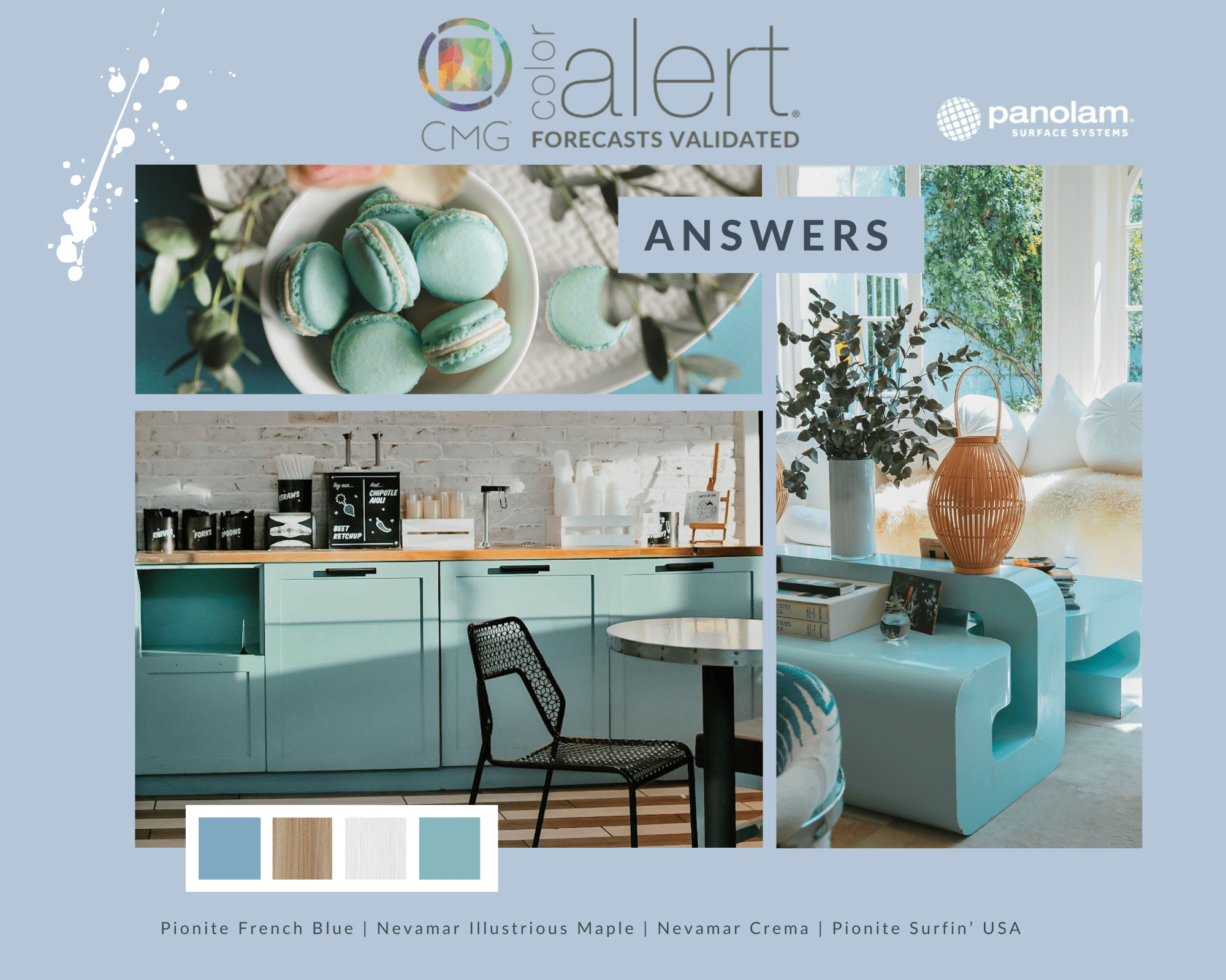 CMG October Color Alert + Panolam Laminates! Panolam Surface Systems