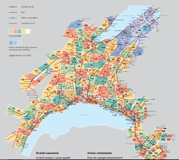 スイス 交通 ラヴォー Mobilis モビリス スイス ロングトレイル と普通の道