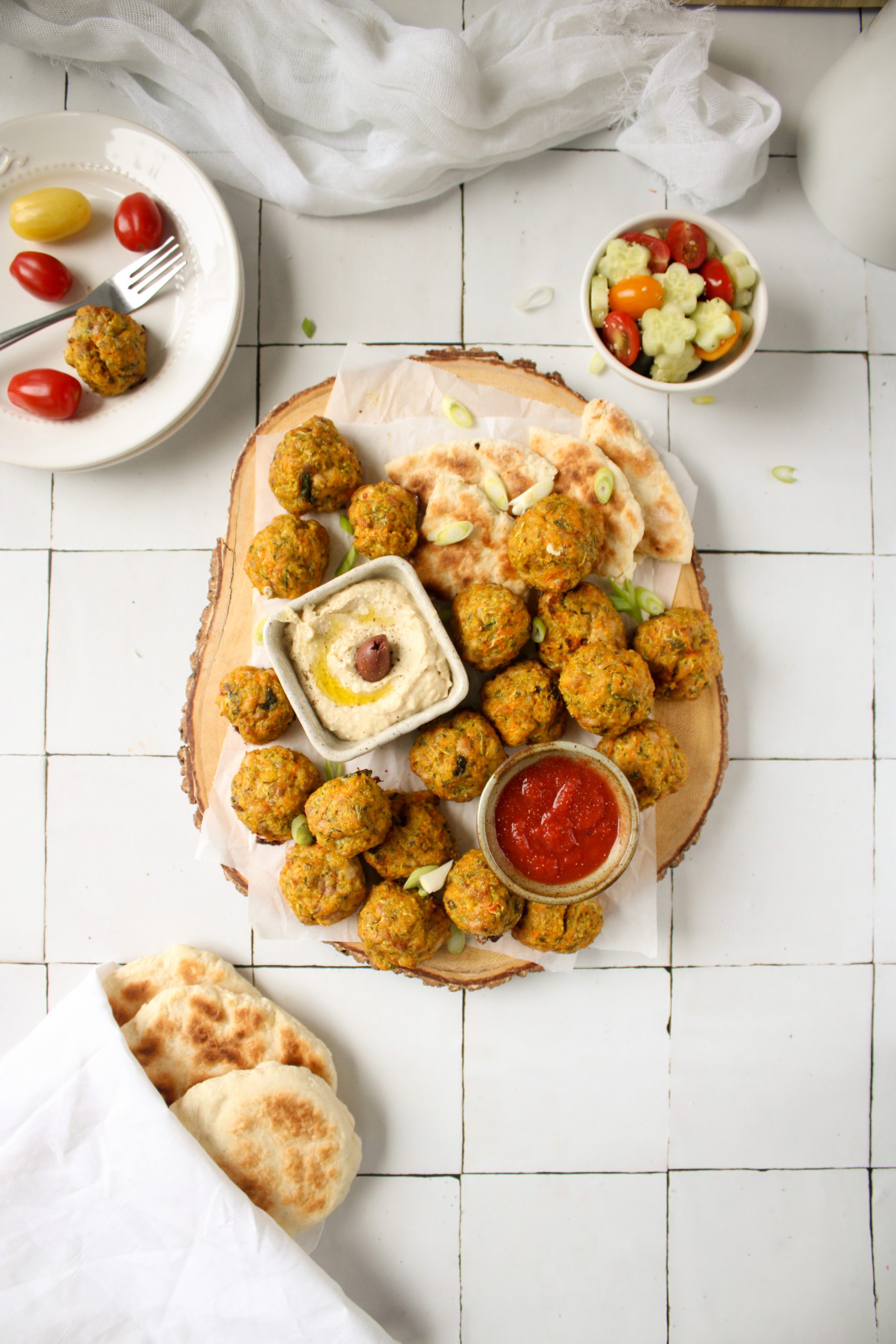 Easy veggie chicken meatballs Panos Eats