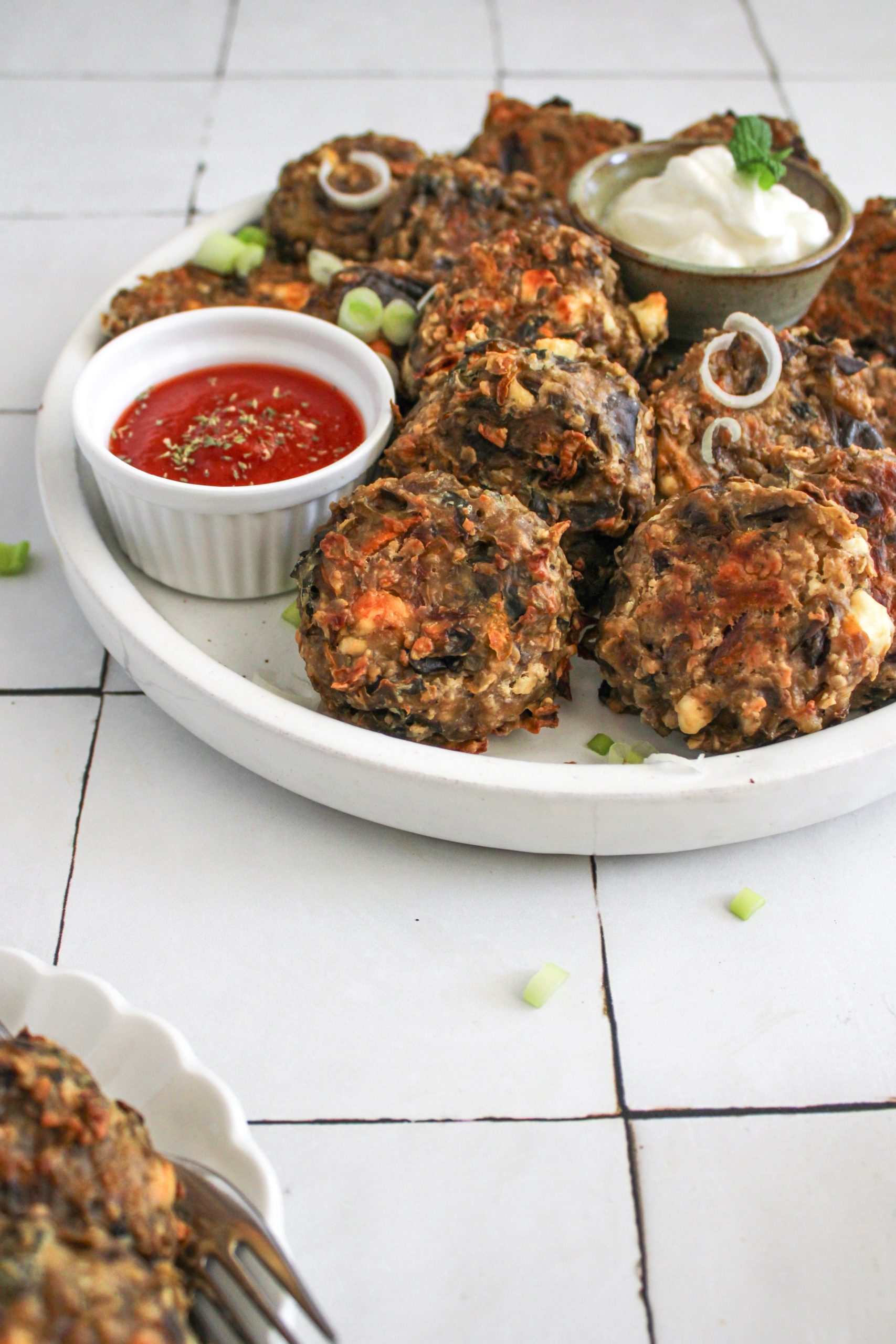 Easy kids friendly eggplant patties Panos Eats