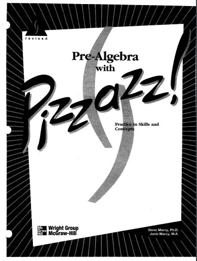 [PDF] Pre Algebra With Pizzazz Answer Key PDF - Panot Book