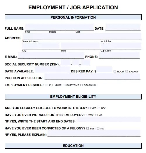 [PDF] Job Application Formate PDF Panot Book