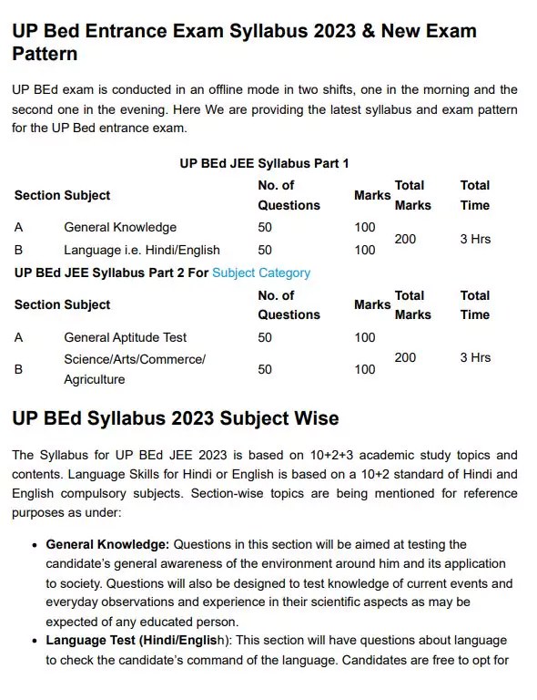 [PDF] B.ED Entrance Exam Syllabus PDF Panot Book