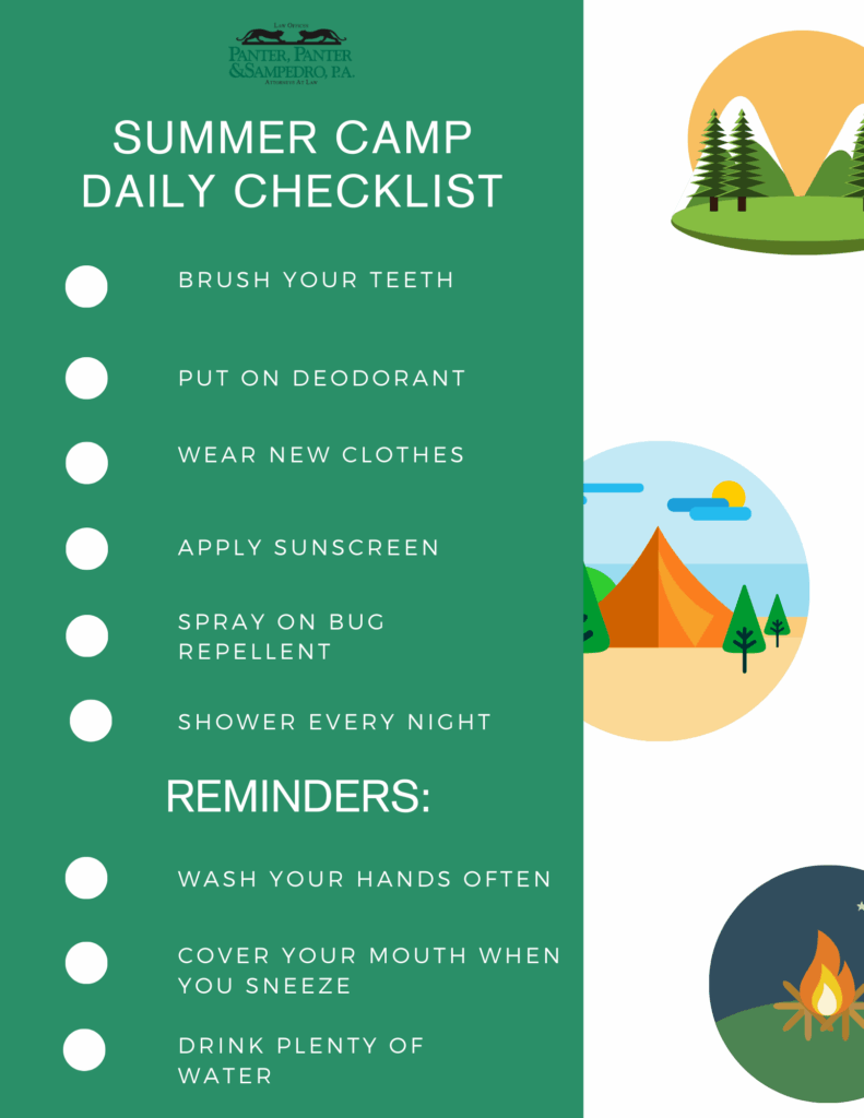 6 Summer Camp Personal Hygiene Tips Panter, Panter & Sampedro