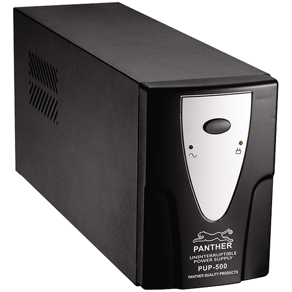 PUP 500 Panther Uninterruptible Power Supply 500VA w/ 3 Outlets Extension Cord, Transformer