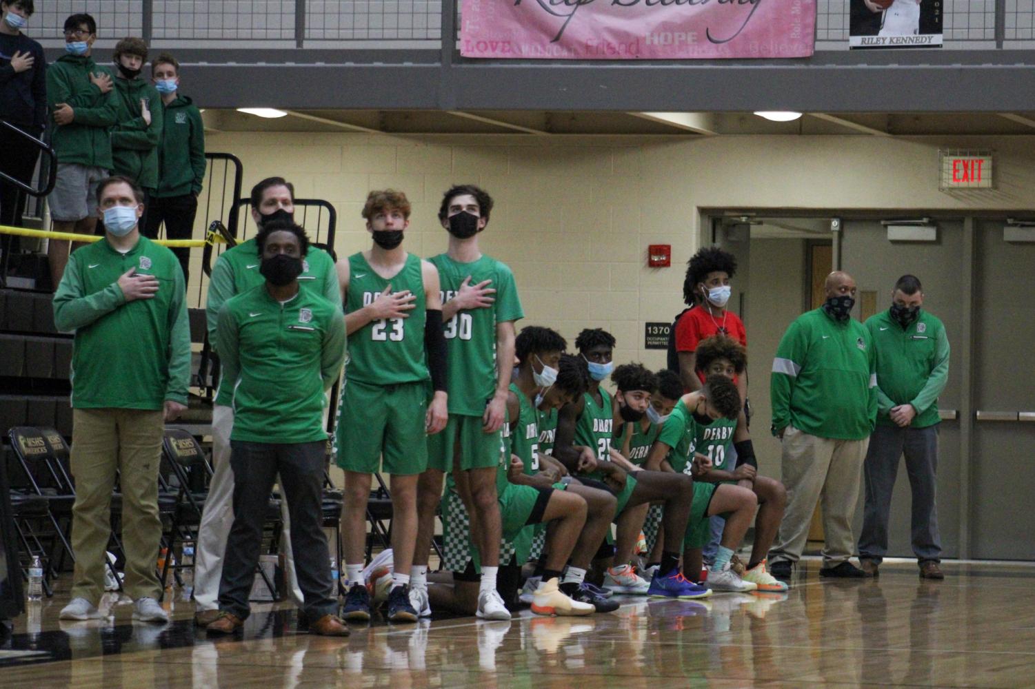 Varsity Basketball at Maize South (photos by Hailey Jeffery) Panther