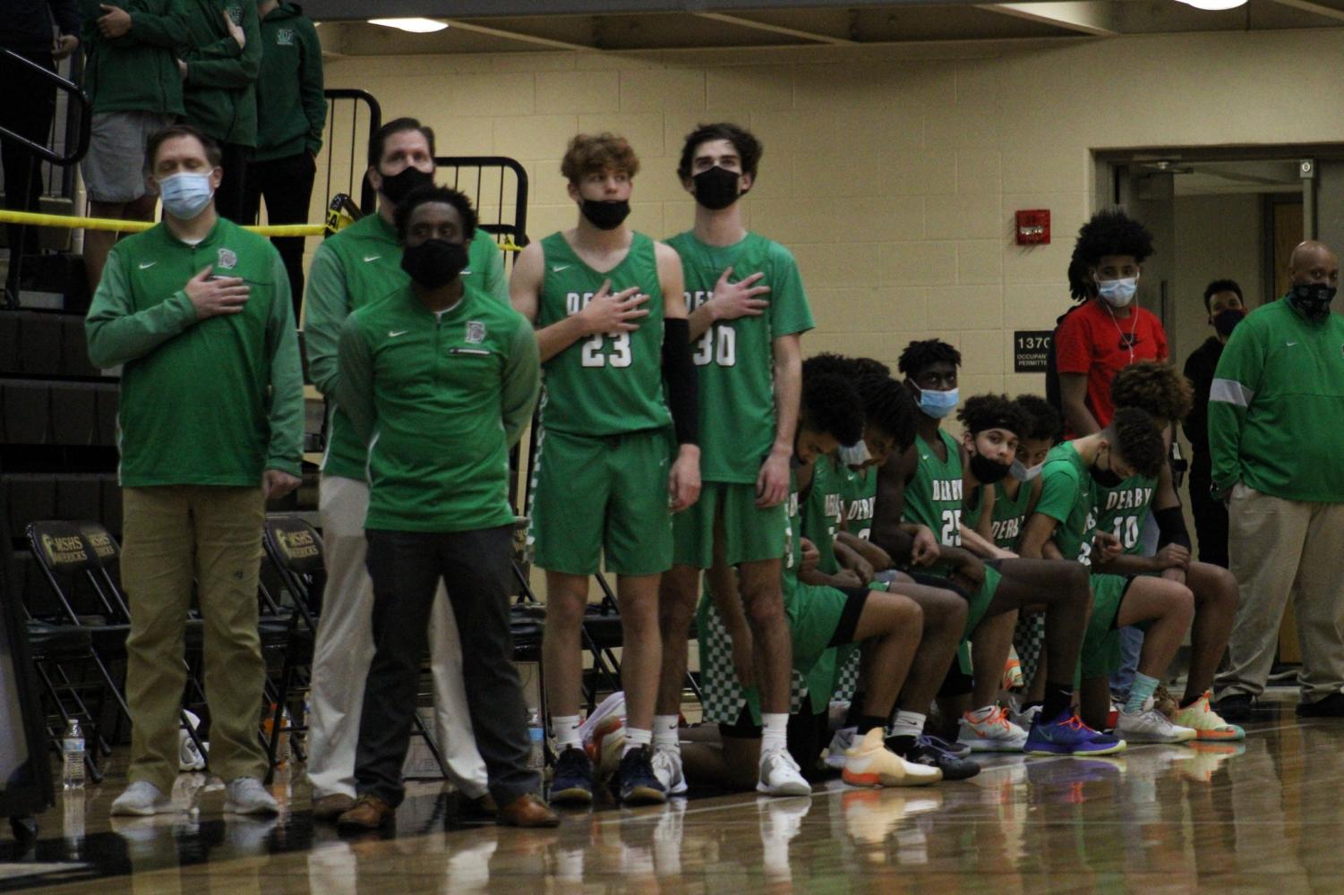 Varsity Basketball at Maize South (photos by Hailey Jeffery) Panther