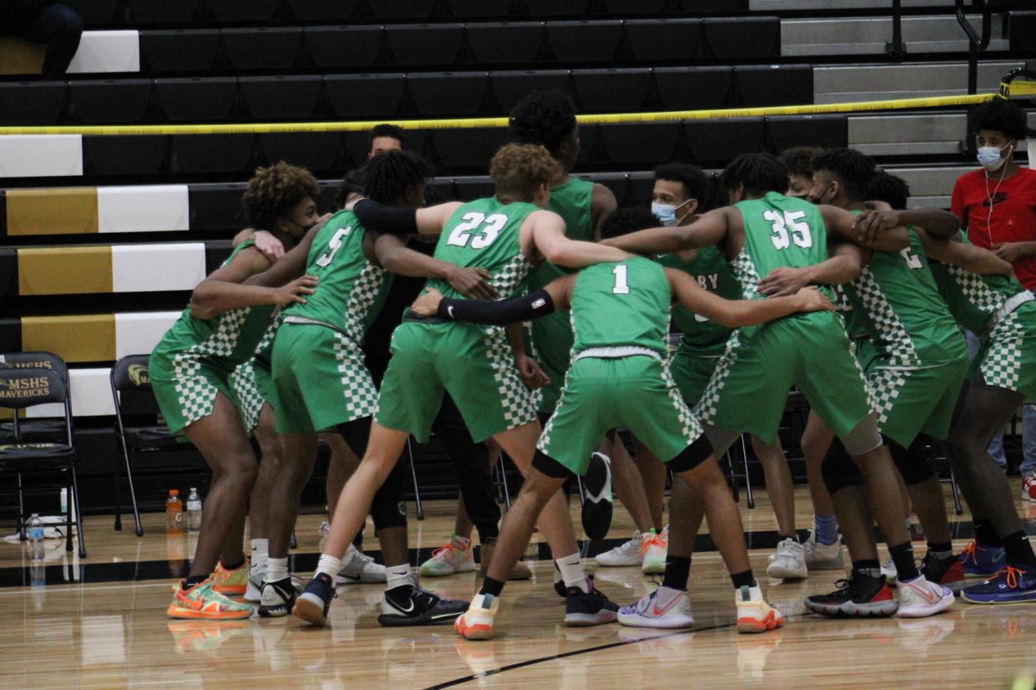 Varsity Basketball at Maize South (photos by Hailey Jeffery) Panther