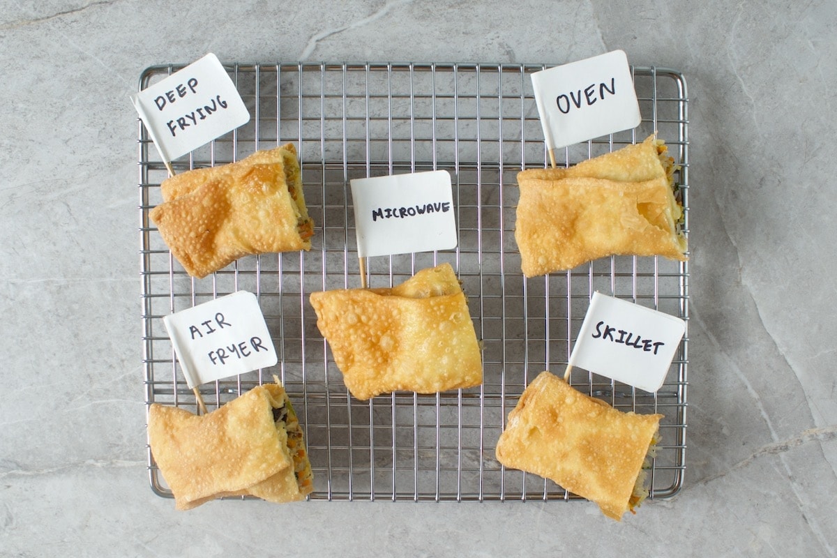 Exactly How To Reheat Egg Rolls I Test 4 Methods [Pics]