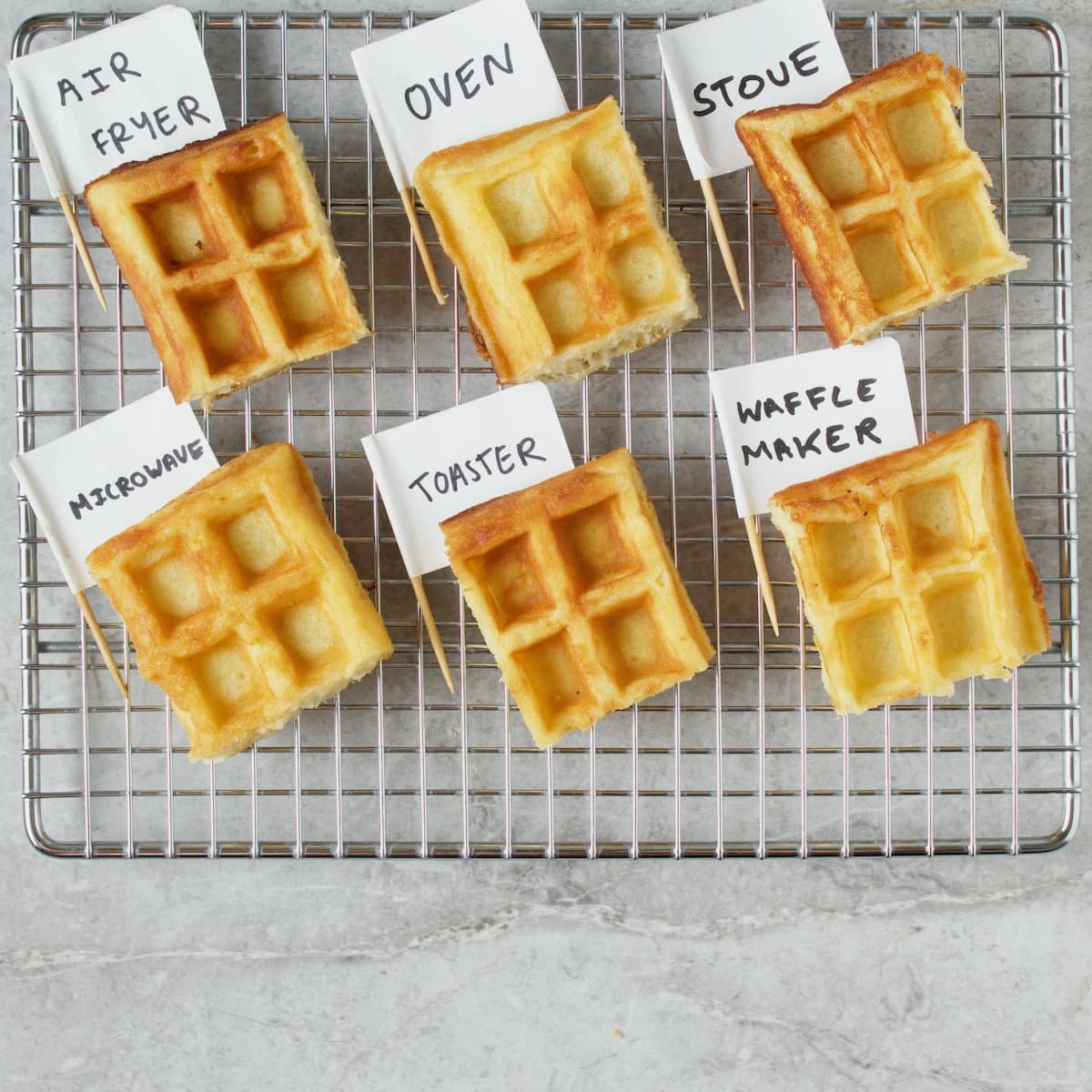 How To Reheat Waffles I Test 6 Methods [Pics] Pantry & Larder