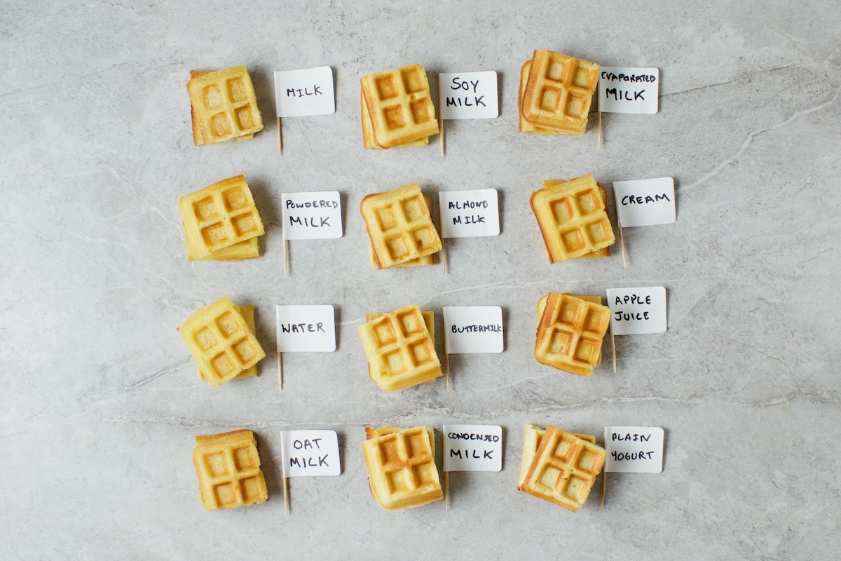 Waffles Without Milk I Test 11 Substitutes [Pics] Pantry & Larder
