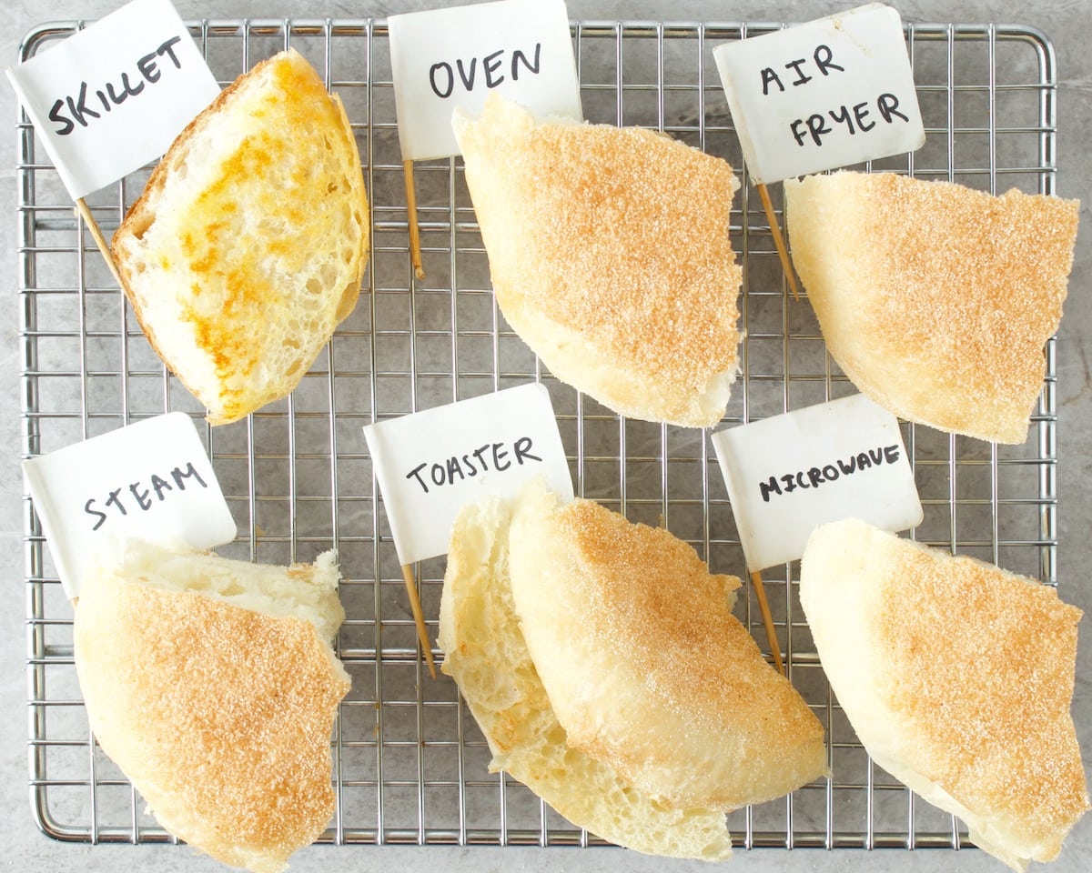 Exactly How To Reheat English Muffins I Test 6 Methods [Pics