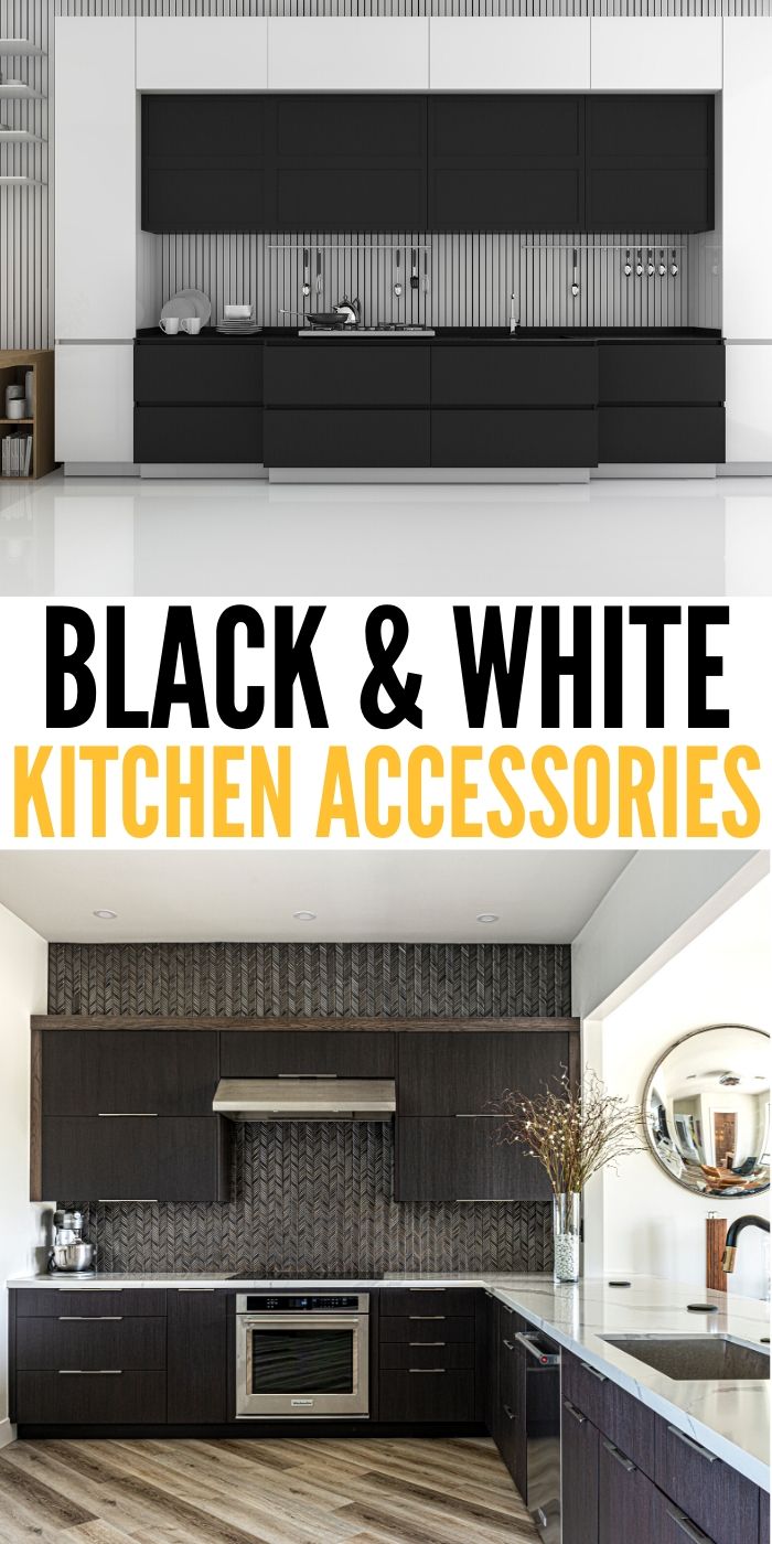 Bold Black and White Kitchen Accessories Pantry Escapades